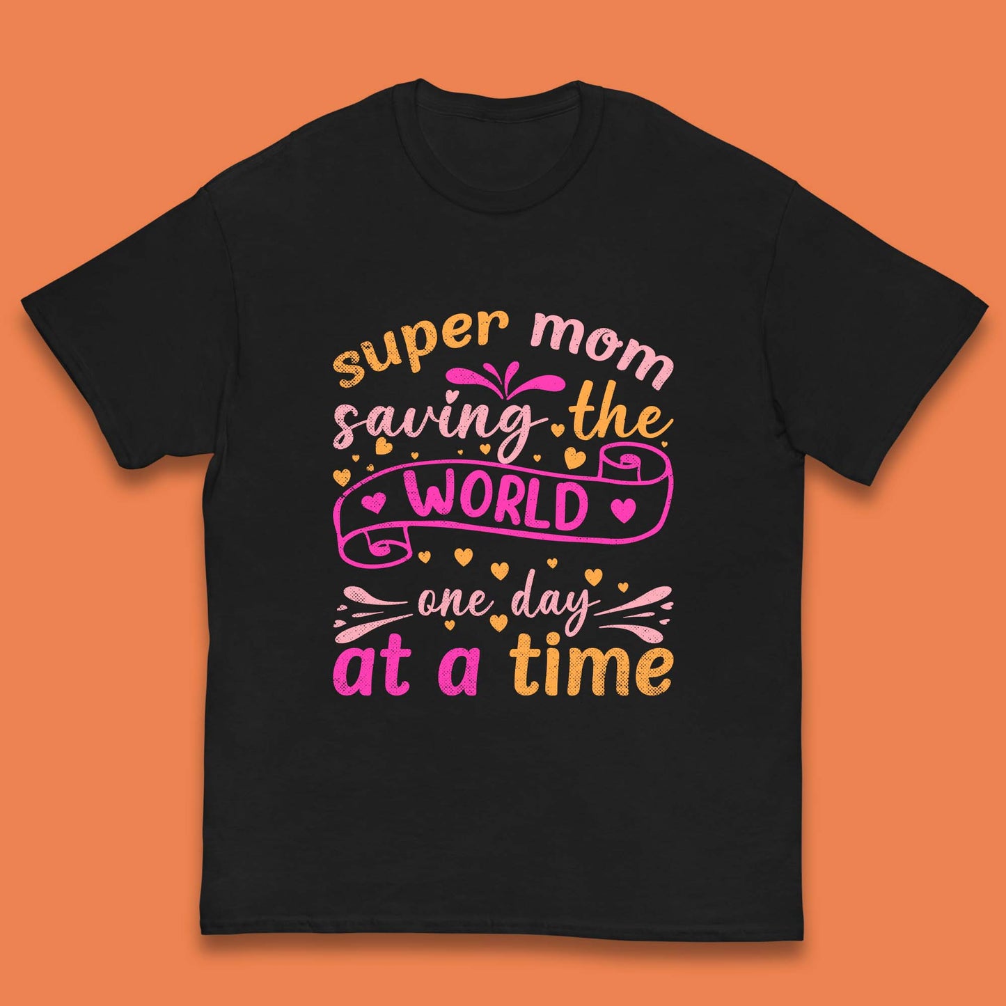 Super Mom Saving The World Kids T-Shirt