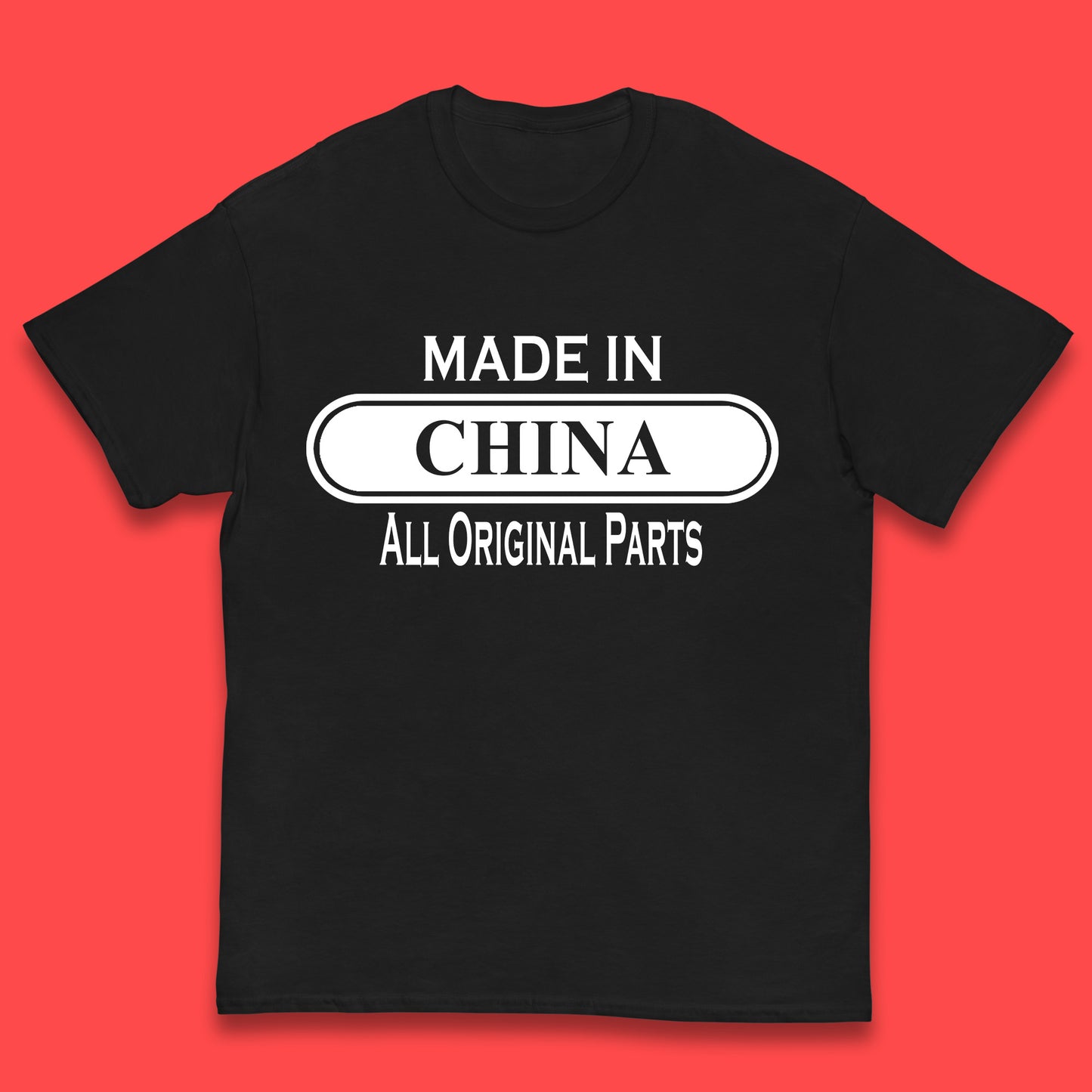 Made In China All Original Parts Vintage Retro Birthday Chinatown City of Westminster, London Gift Kids T Shirt