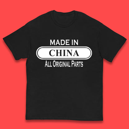 Made In China All Original Parts Vintage Retro Birthday Chinatown City of Westminster, London Gift Kids T Shirt