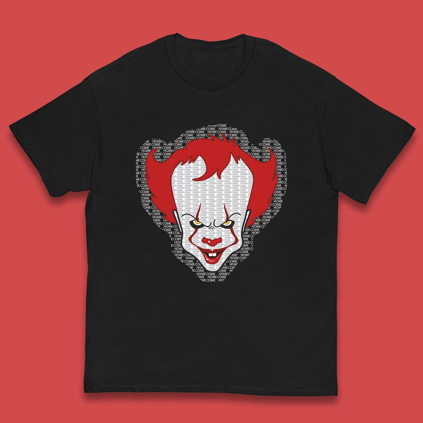 Come Home IT Pennywise Clown Halloween Clown Horror Movie Fictional Character Kids T Shirt
