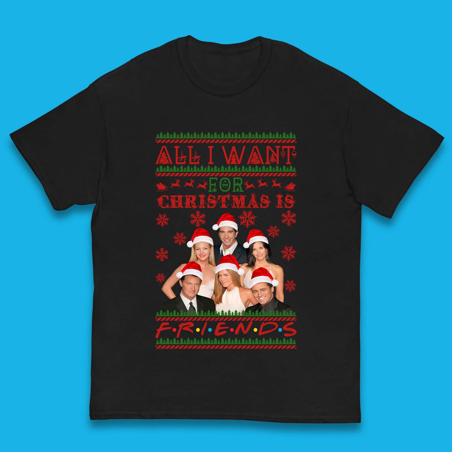 Want Friends For Christmas Kids T-Shirt