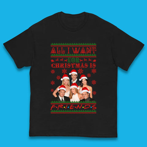 Want Friends For Christmas Kids T-Shirt