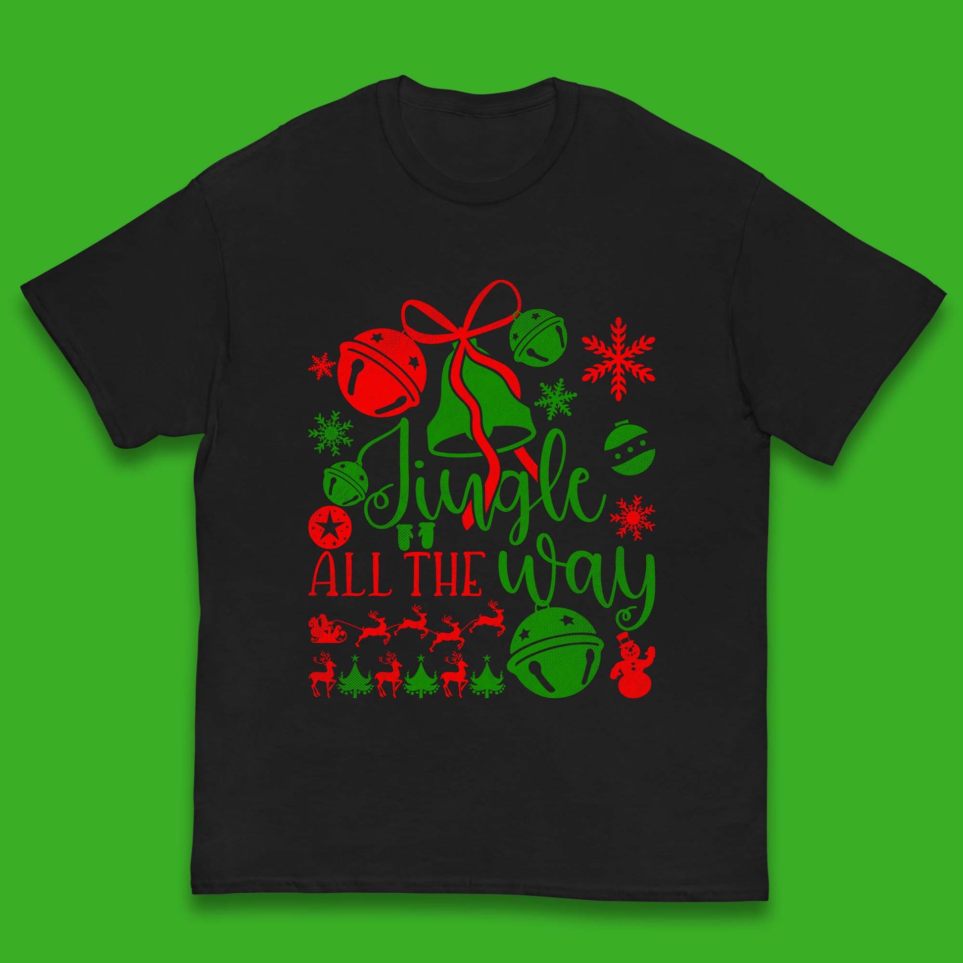jingle all the way christmas t shirt