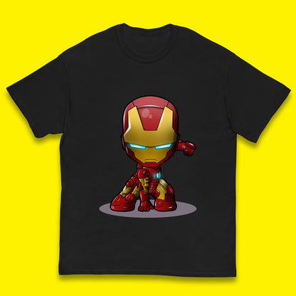 Marvel Avenger Iron Man Movie Character Ironman Costume Superhero Marvel Comics Kids T Shirt