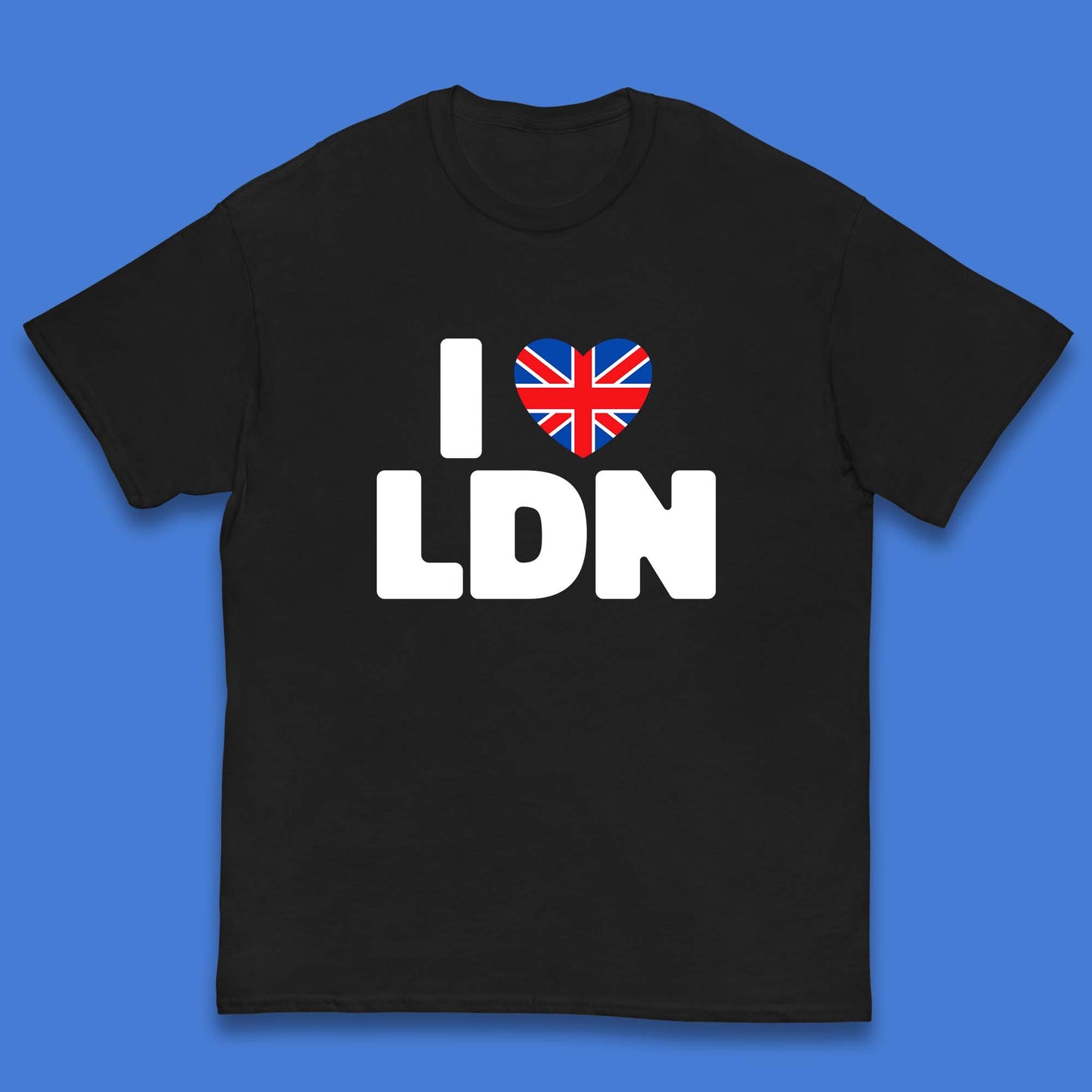 I Love LDN UK United Kingdom British England I Love London Kids T Shirt