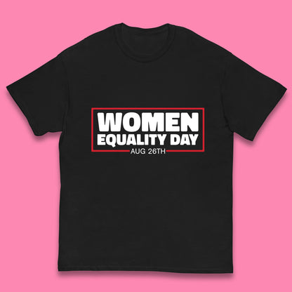 Women Equality Day Aug 26th Women Rights Empowerment Girls Power Female Support Kids T Shirt