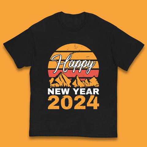 Happy New Year 2024 Camping Camping Kids T-Shirt