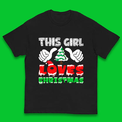 this girl loves christmas t shirt