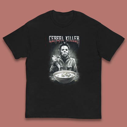 Michael Myers Cereal Killer Halloween Serial Killer Horror Movie Character Kids T Shirt