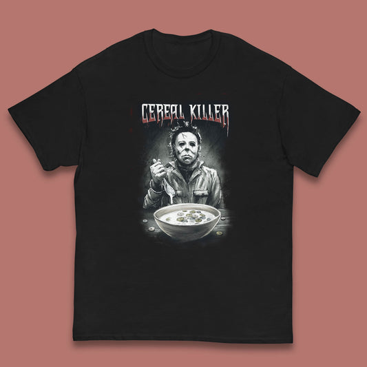 Michael Myers Cereal Killer Halloween Serial Killer Horror Movie Character Kids T Shirt
