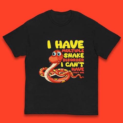 I Have Multiple Snake Disorder I Can't Have Just One Funny Snake Lover Kids T Shirt