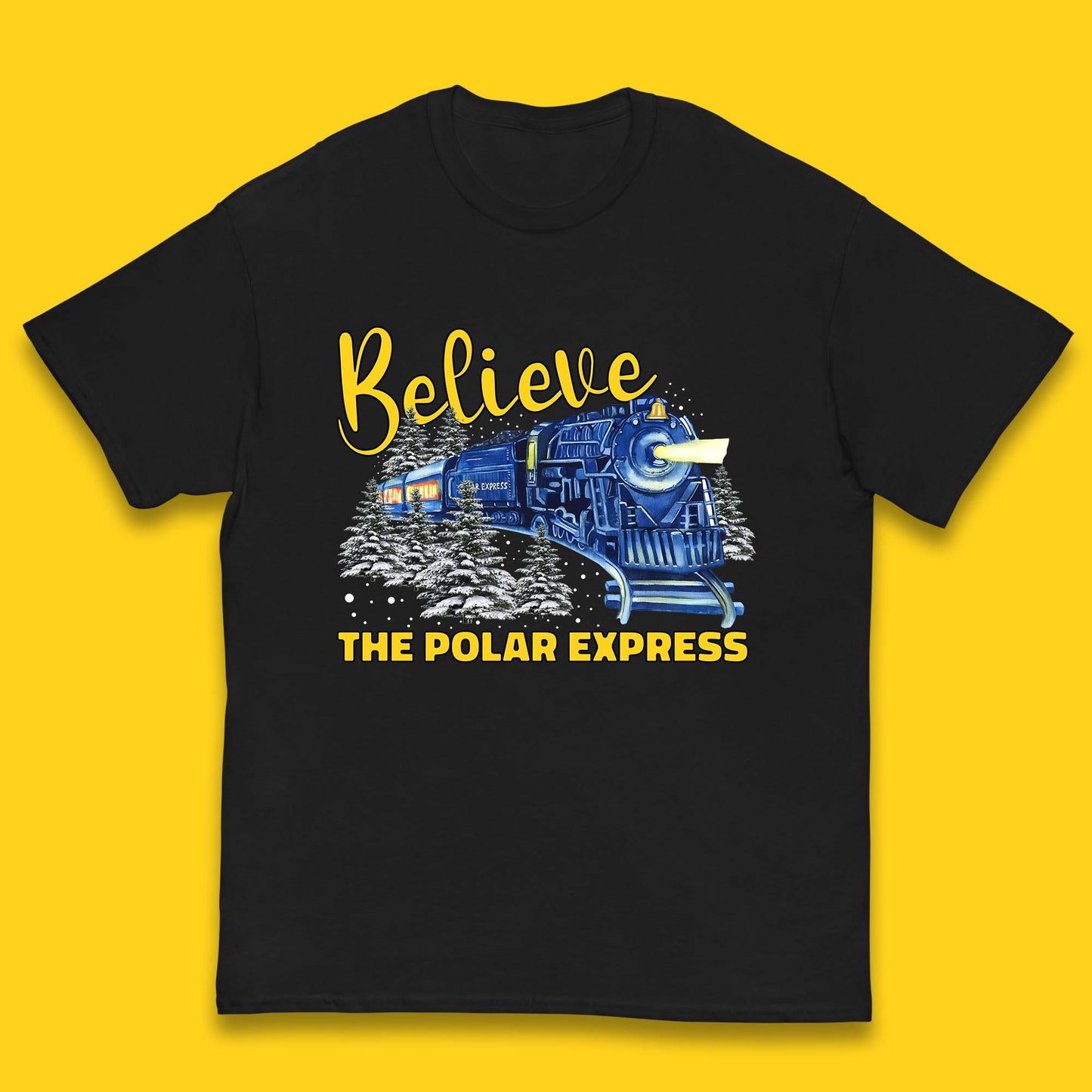 Believe The Polar Express Christmas Train Kids T-Shirt