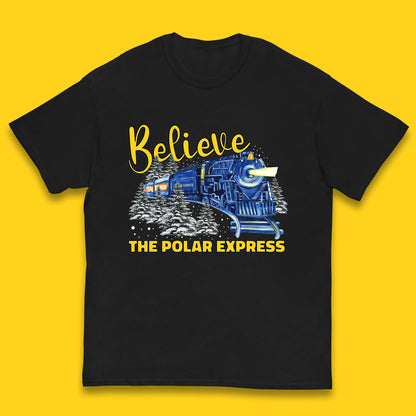Believe The Polar Express Christmas Train Kids T-Shirt