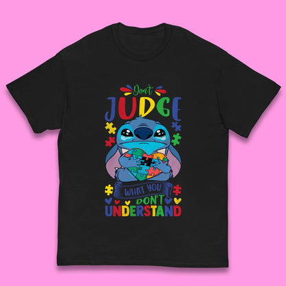 Autism Disney Stitch Kids T-Shirt