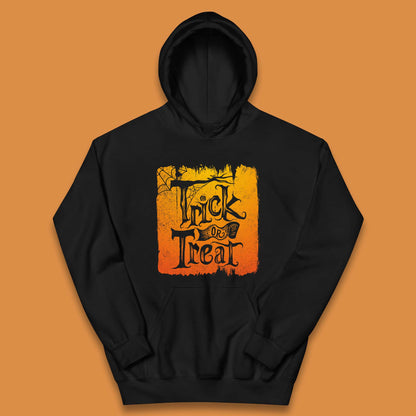 Trick Or Treat Happy Halloween Spooky Season Halloween Vibes Kids Hoodie
