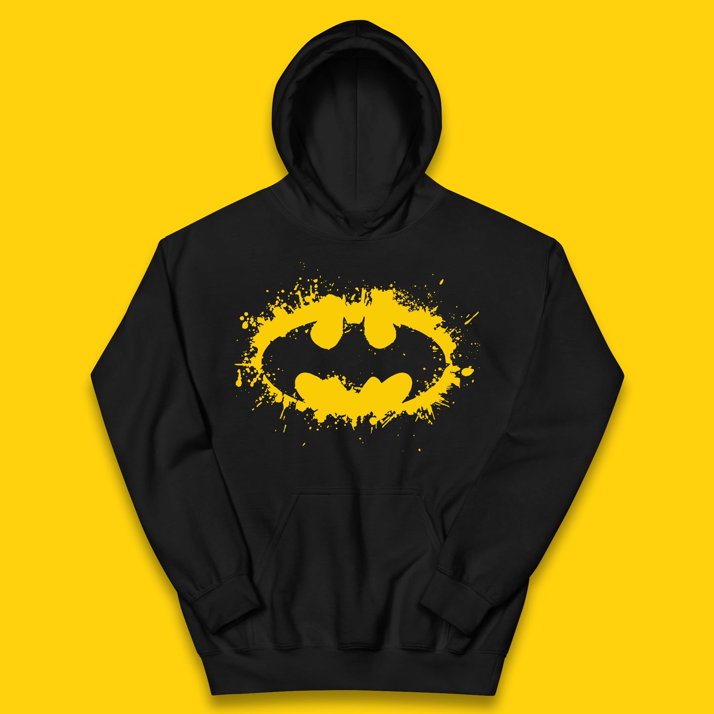 Superheros DC Comics Batman Basic Logo Action Adventure Movie Character Kids Hoodie