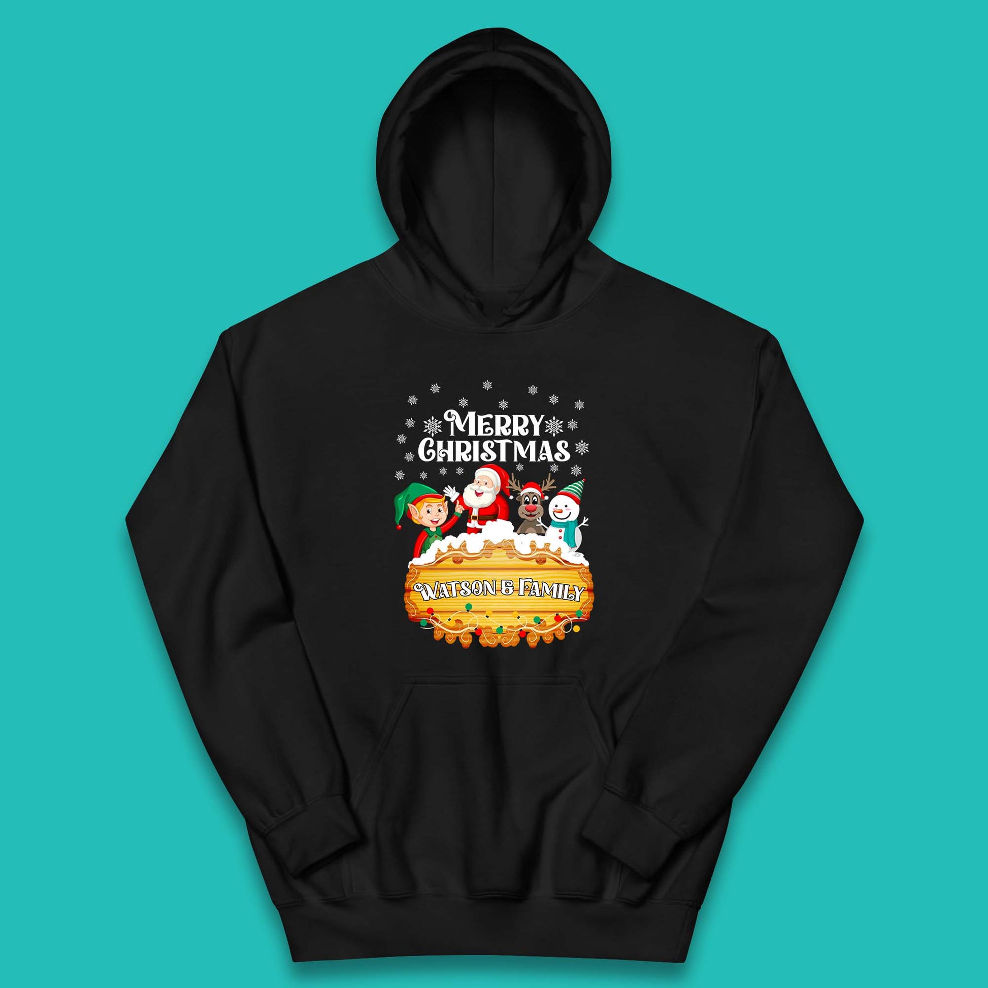 watson family christmas hoodie