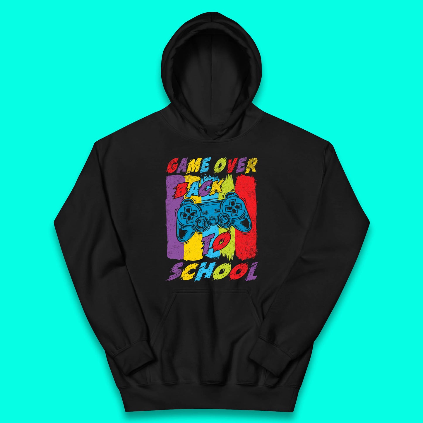 Game Over Return to the Halls of Learning Back To School Kids Study Gift Kids Hoodie