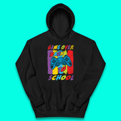 Game Over Return to the Halls of Learning Back To School Kids Study Gift Kids Hoodie