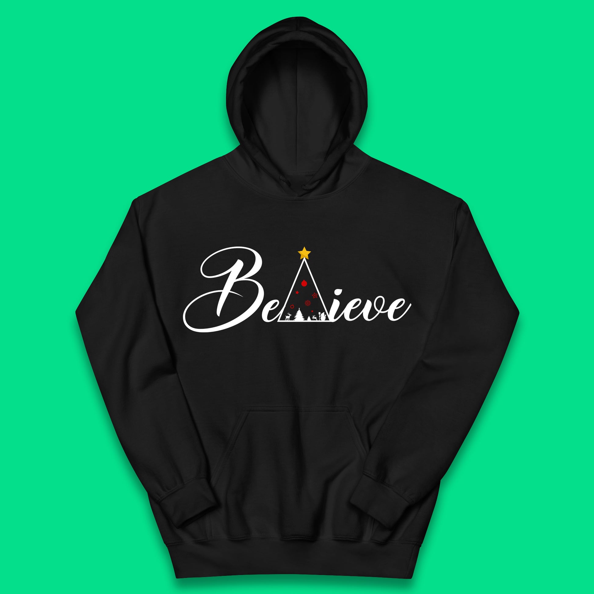 believe christmas hoodie