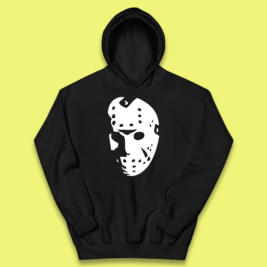 Halloween Jason Voorhees Horror Face Mask Friday The 13th Horror Movie Character Kids Hoodie