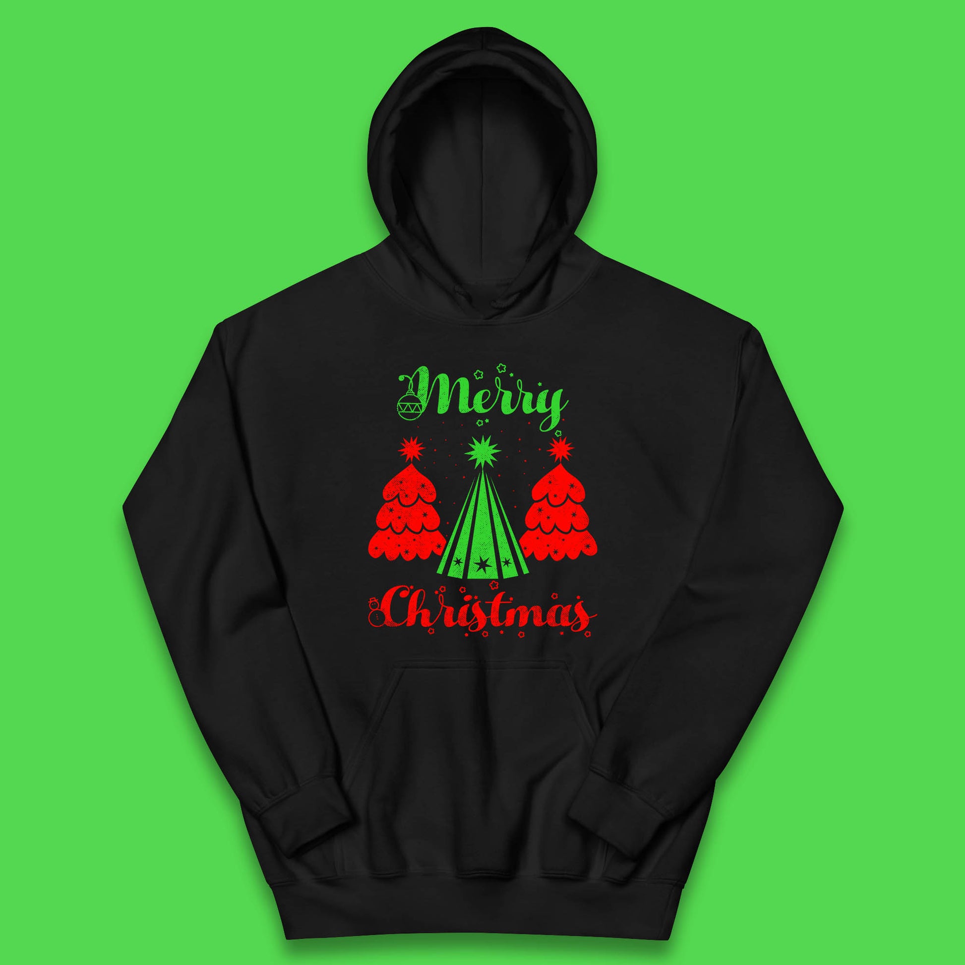 merry christmas tree hoodie