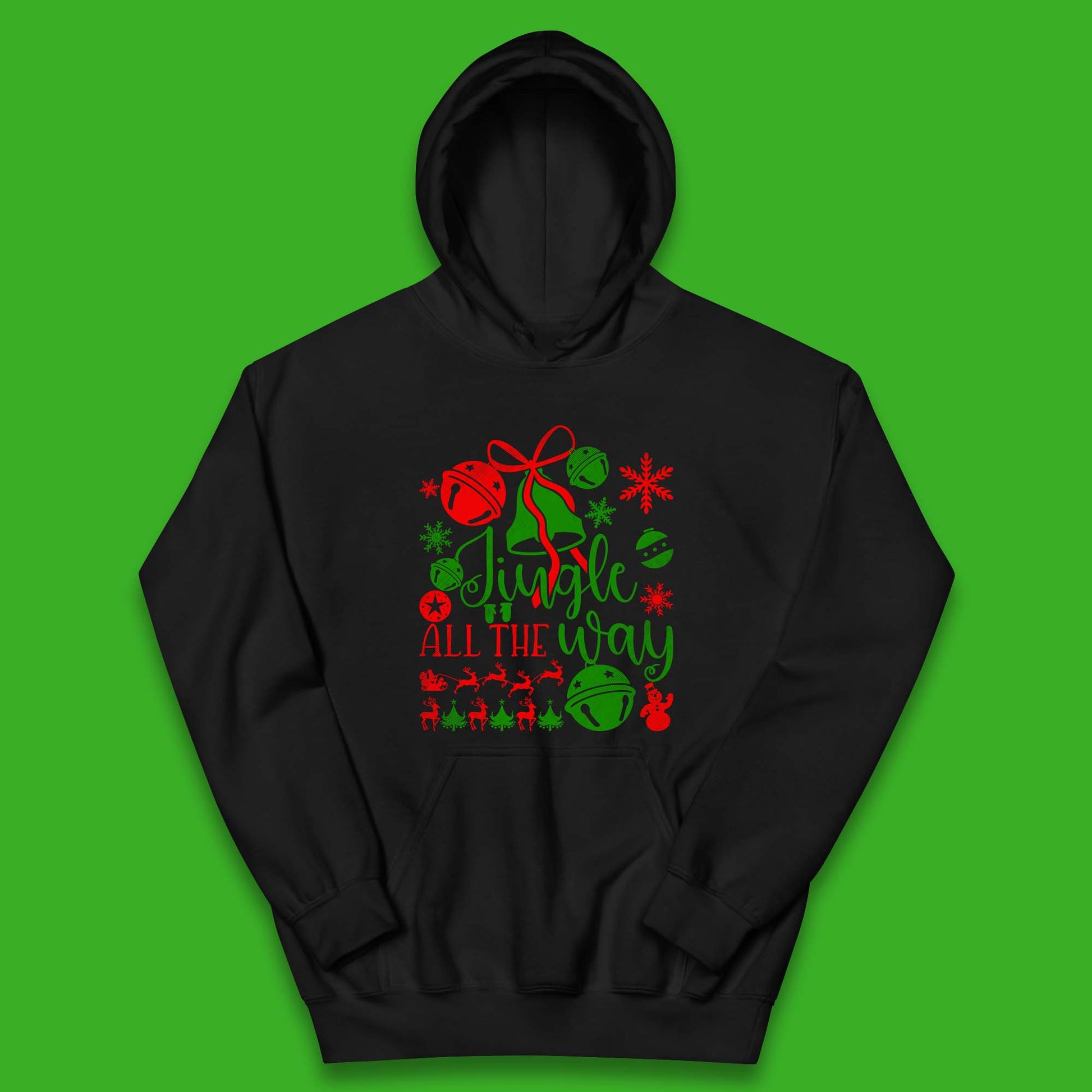 jingle all the way christmas hoodie
