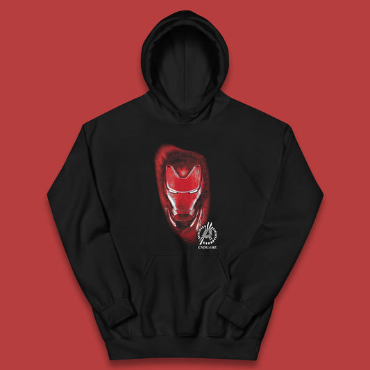 Marvel Avengers Iron Man Portrait Superhero Avengers Endgame Comic Book Character Iron-Man Marvel Comics Kids Hoodie