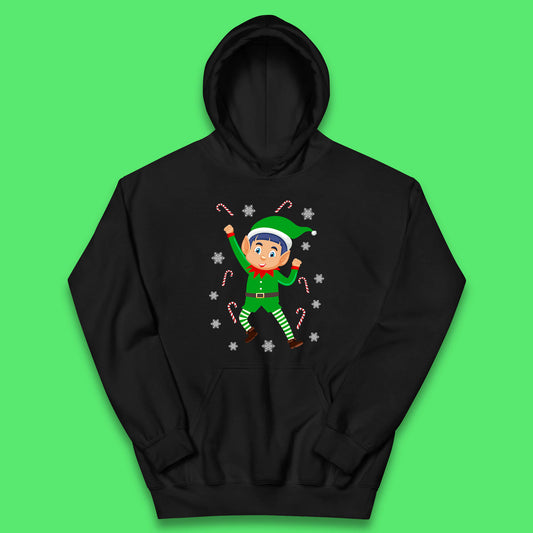 christmas elf cartoon hoodie