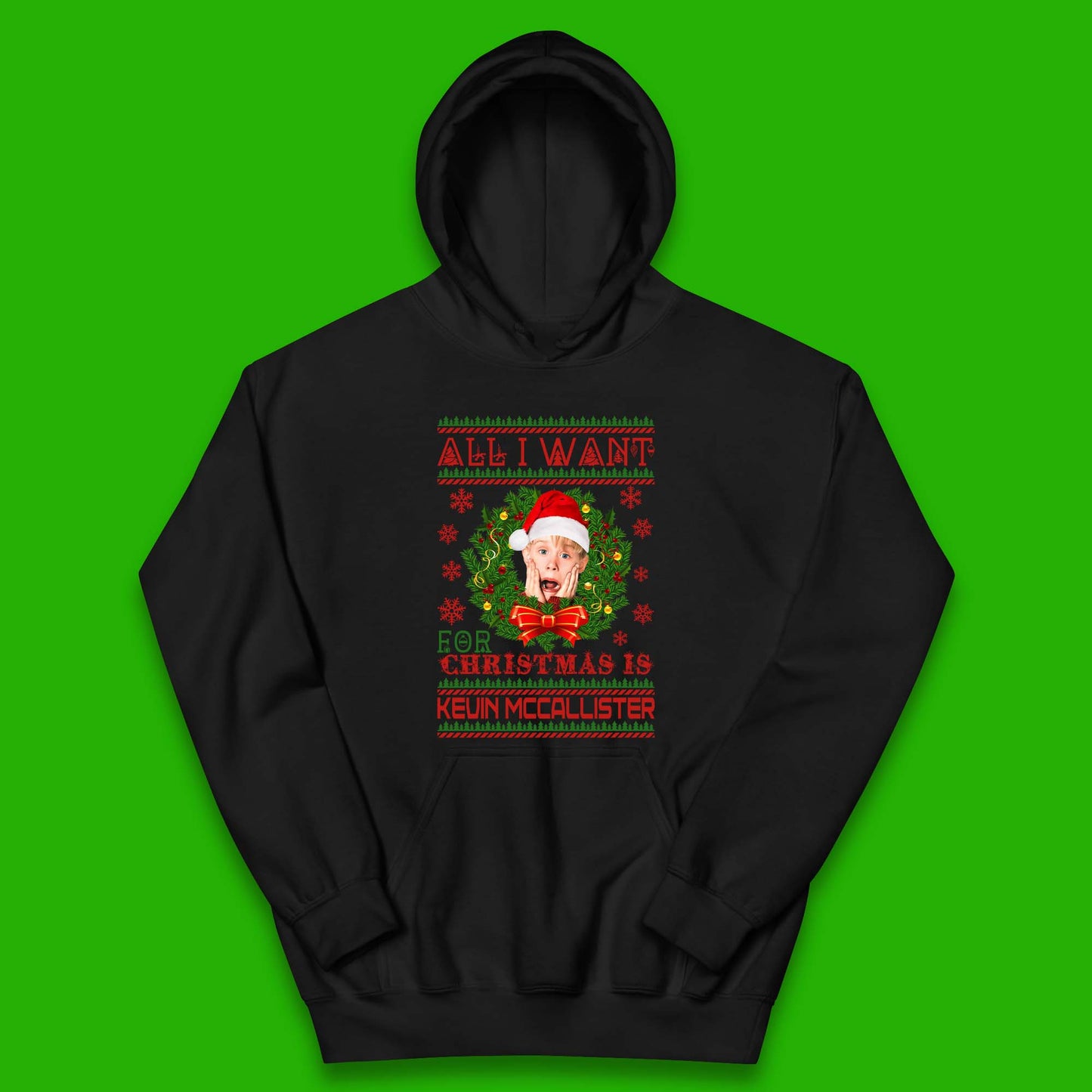 Kevin McCallister Christmas Kids Hoodie