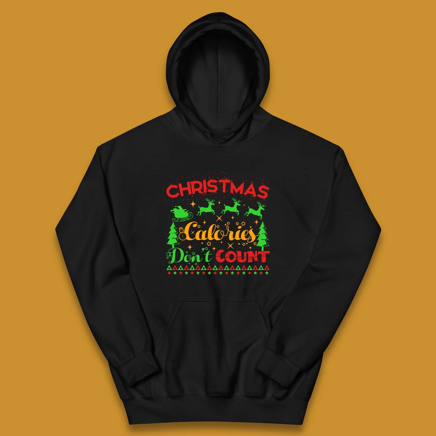 christmas calories don't count hoodie