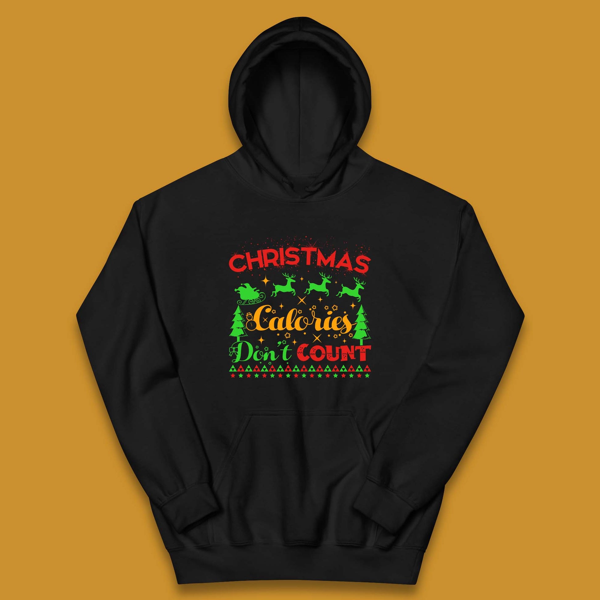 christmas calories don't count hoodie