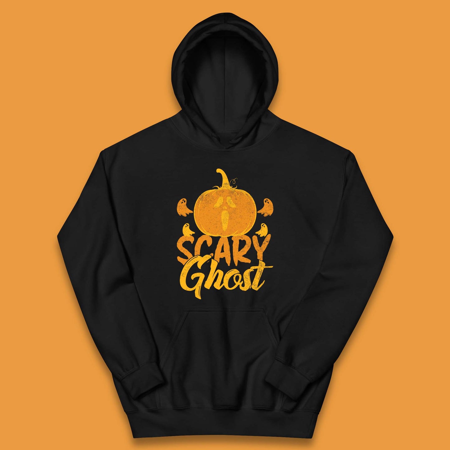 Scary Ghost Halloween Scream Ghost Face Horror Scary Pumpkin Ghostface Kids Hoodie