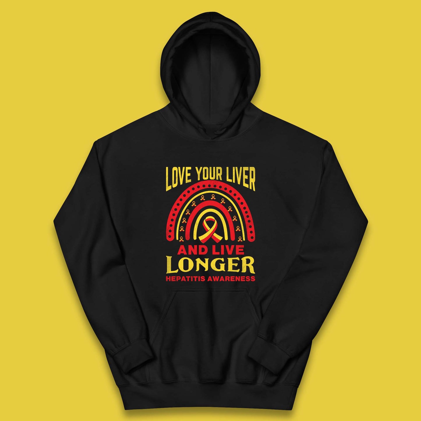 Hepatitis Awareness Kids Hoodie