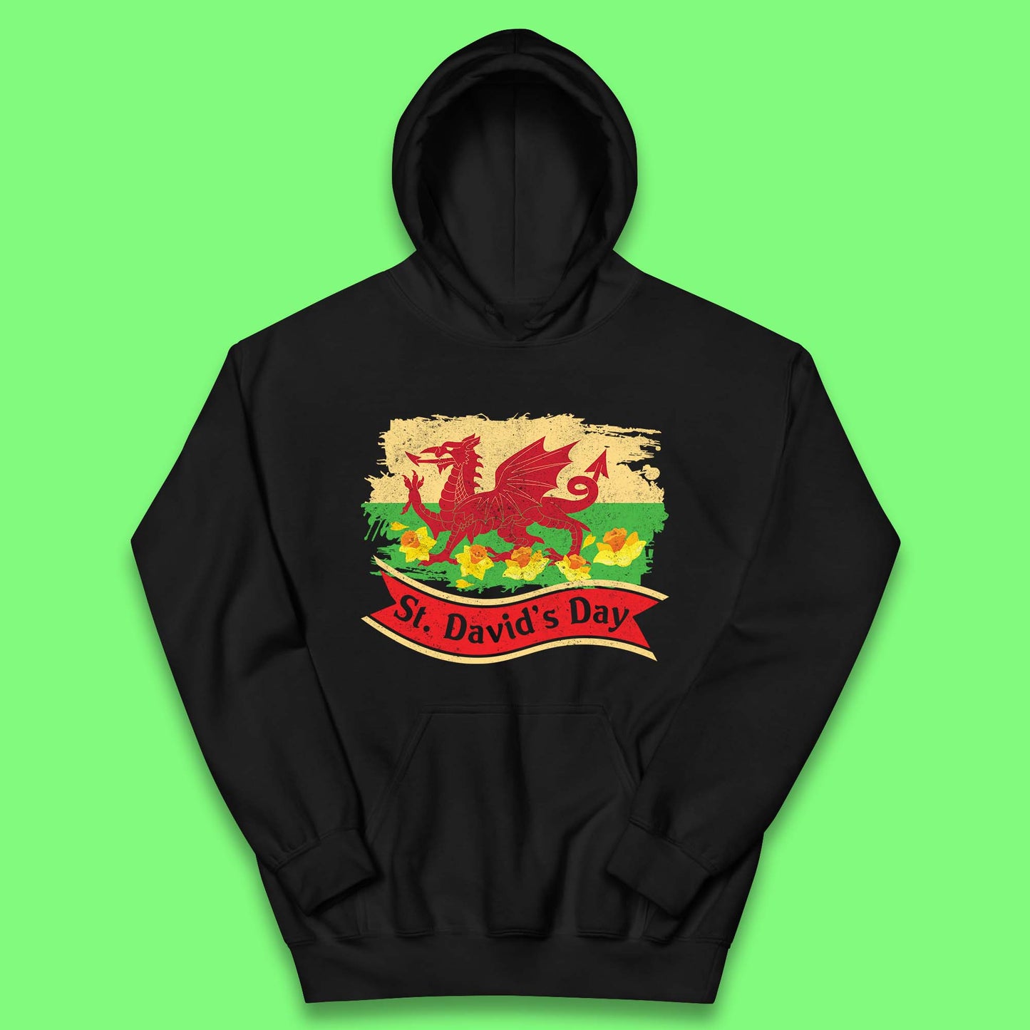 Childrens St Davids Day Hoodie