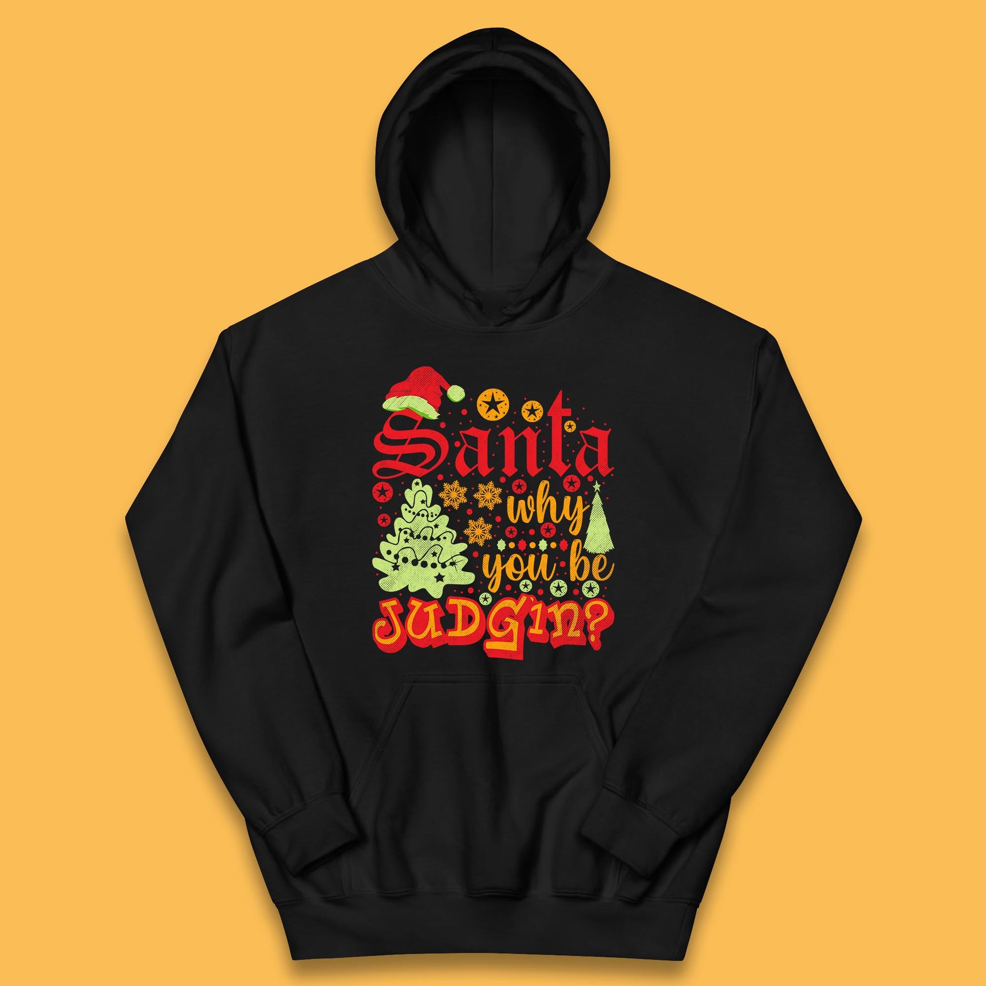funny santa quotes hoodie