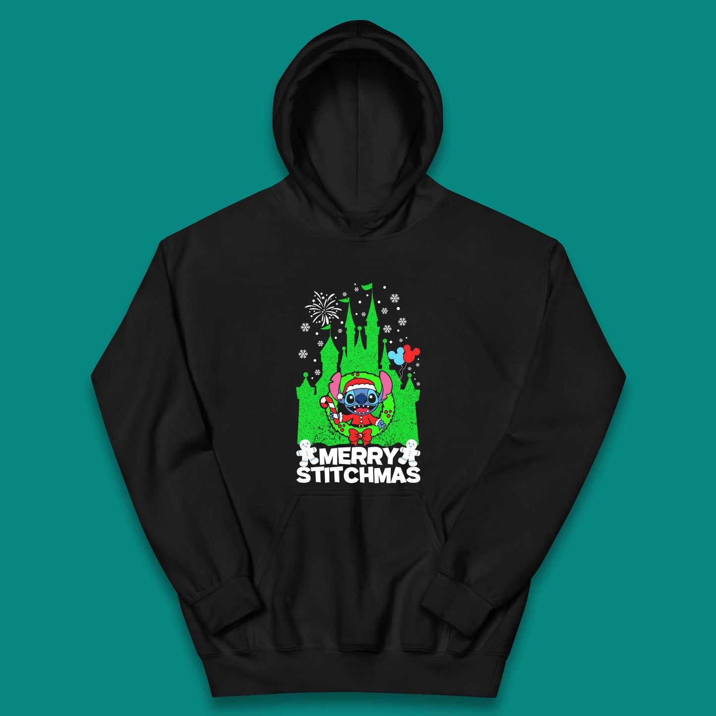 Merry Stitchmas Christmas Kids Hoodie