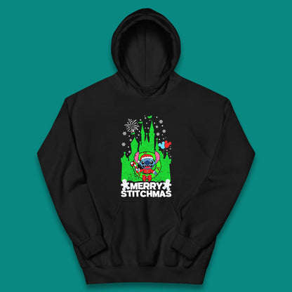 Merry Stitchmas Christmas Kids Hoodie