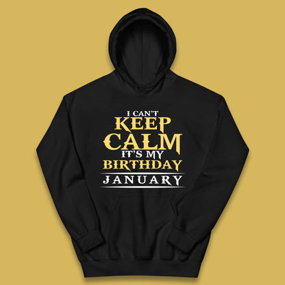 January Birth Party Kids Hoodie
