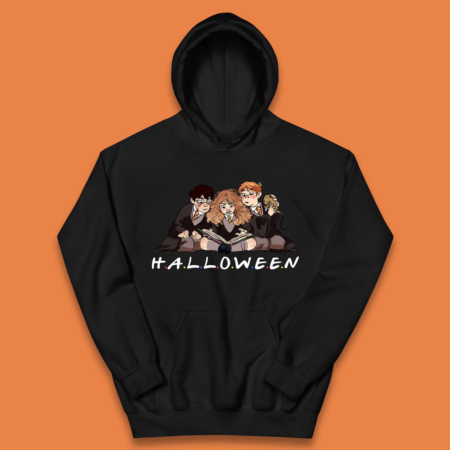 Halloween Harry Potter Series Character Harry, Ron and Hermione Friends Movie Spoof Fantasy Novels Film  Kids Hoodie