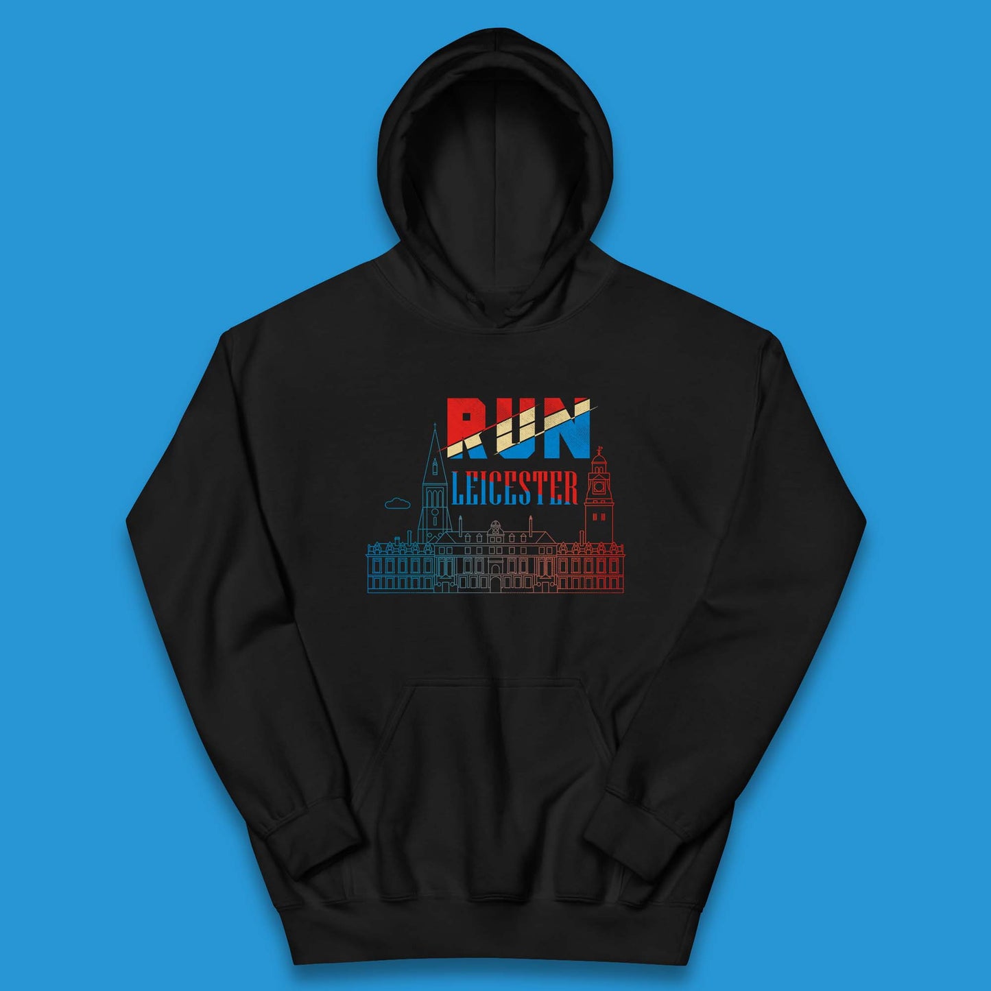 Run Leicester Festival - Souvenir Race Leicester Running Kids Hoodie