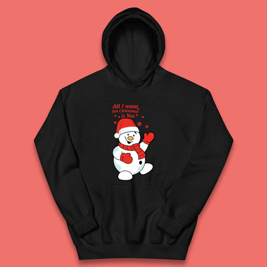 Snowman Christmas Kids Hoodie