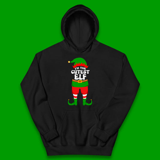 i'm the cutest elf christmas hoodie