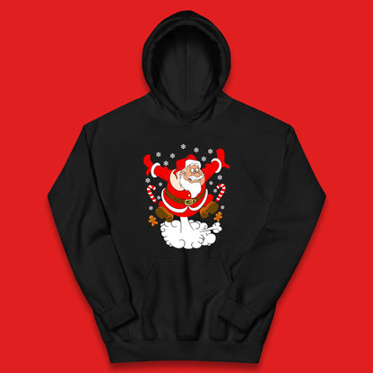 farting santa claus christmas hoodie