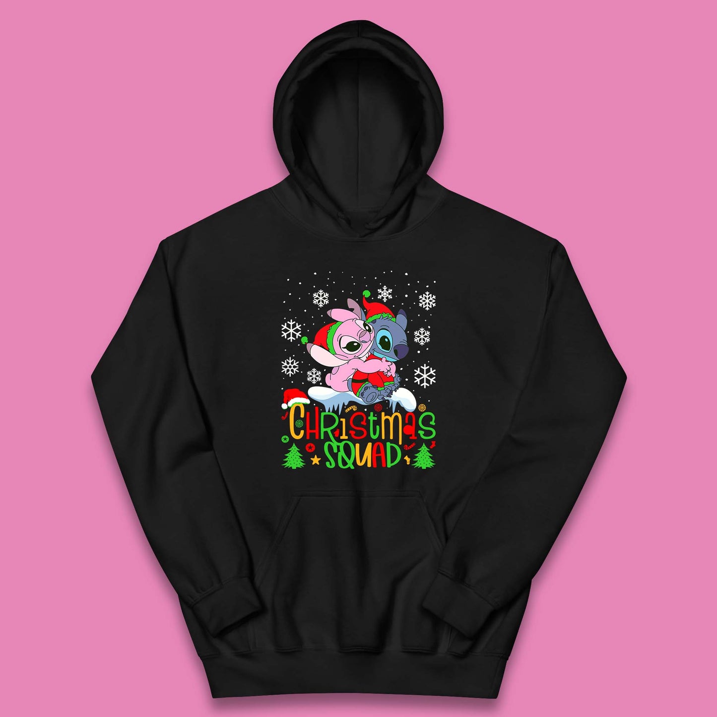lilo and stitch Christmas hoodie