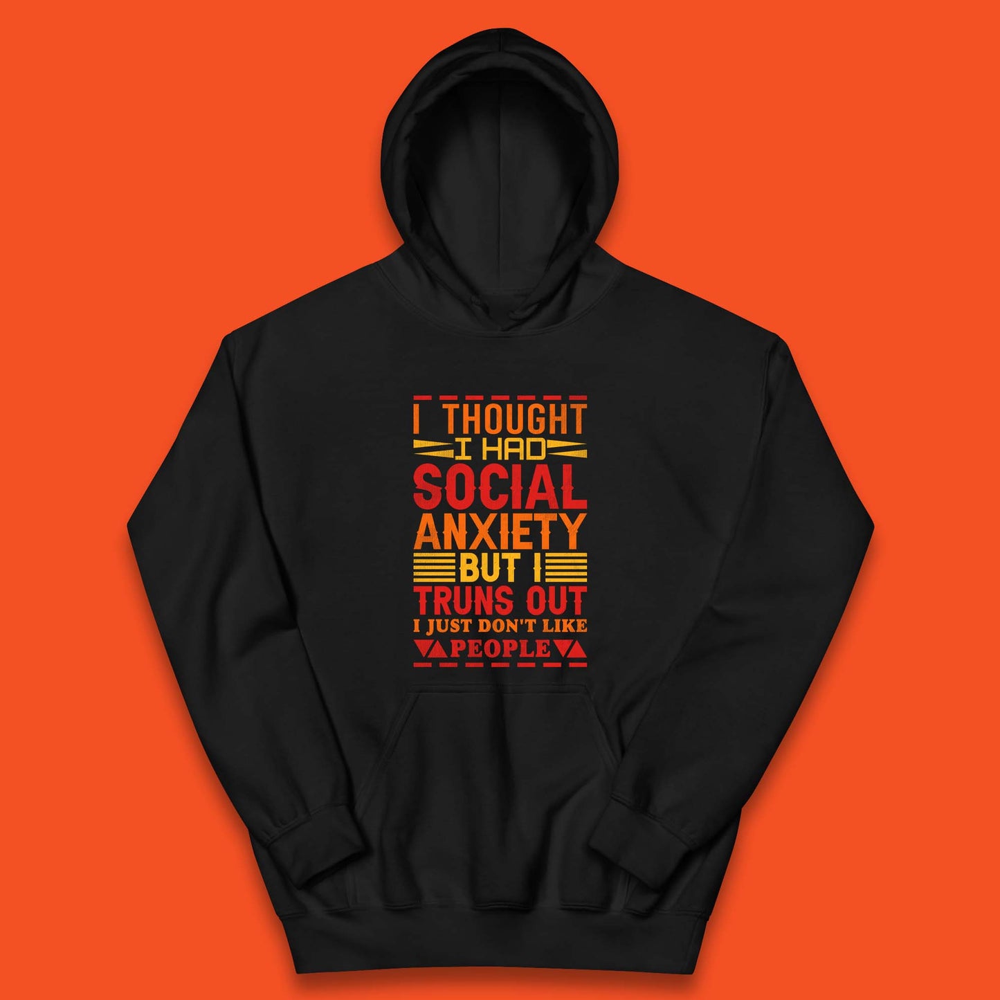 Social Anxiety Kids Hoodie