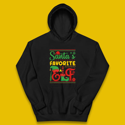 christmas santas favorite elf costume hoodie