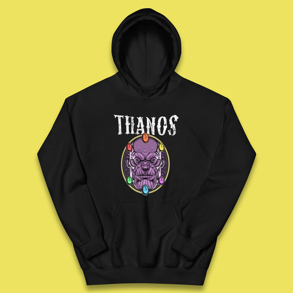 Thanos Avengers Infinity Stones Thanos Comic Book Supervillain Fictional Characters Infinity Gauntlet Marvel Villian Kids Hoodie