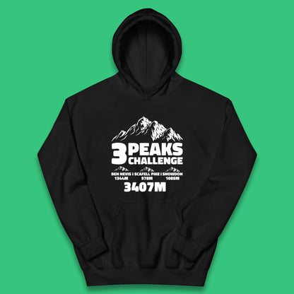 3 Peaks Challenge Kids Hoodie