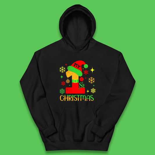 my 1st christmas santa claus costume hoodie